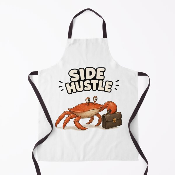 Item preview, Side Hustle | Funny Crab with Briefcase designed and sold by BabiesNanimals.