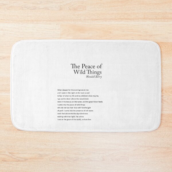 Item preview, The Peace of Wild Things by Wendell Berry  designed and sold by corbrand.