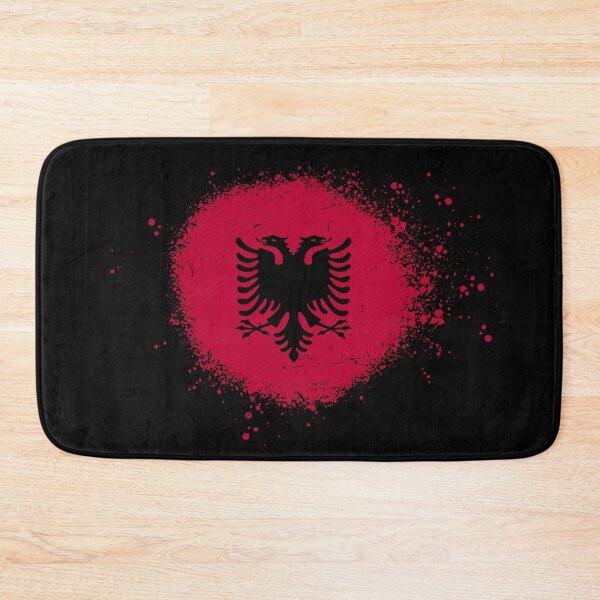 Item preview, Albania Flag Spray Paint Splatter Style designed and sold by DelfDesign.