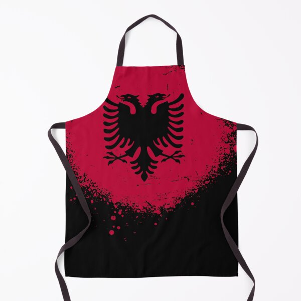 Item preview, Albania Flag Spray Paint Splatter Style designed and sold by DelfDesign.