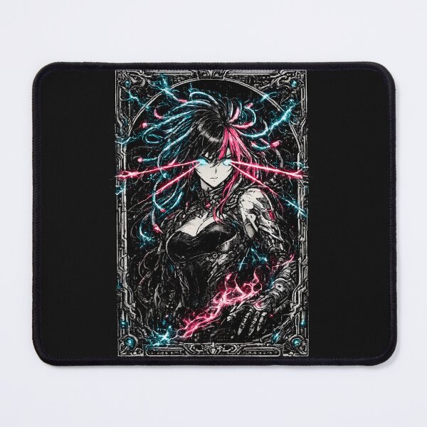 Item preview, Cyber Medusa Tarot Card Fiber Optic Hair Anime Goth Portrait designed and sold by liamquynh34.
