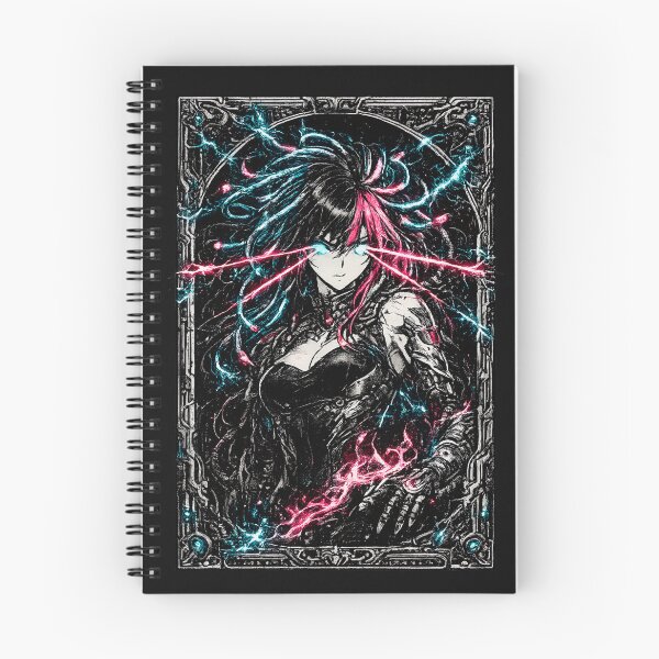 Item preview, Cyber Medusa Tarot Card Fiber Optic Hair Anime Goth Portrait designed and sold by liamquynh34.
