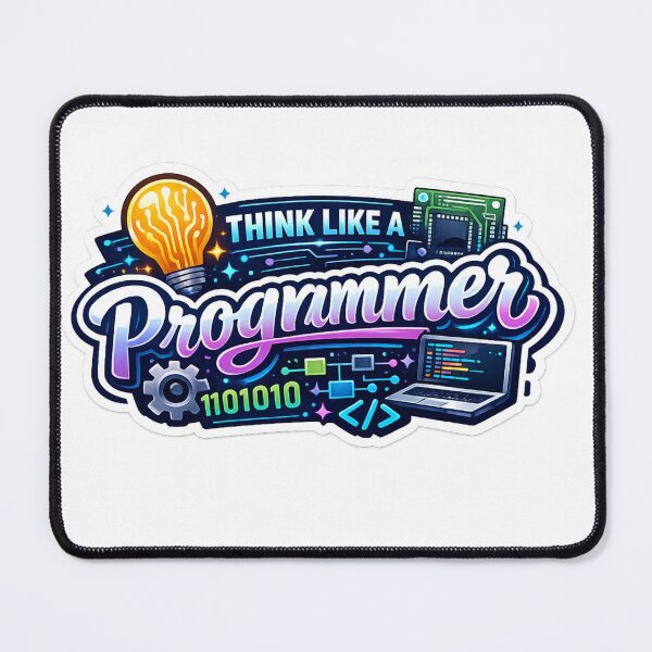 Item preview, Think Like a Programmer Coding Developer Tech Geek Laptop designed and sold by MR4me.