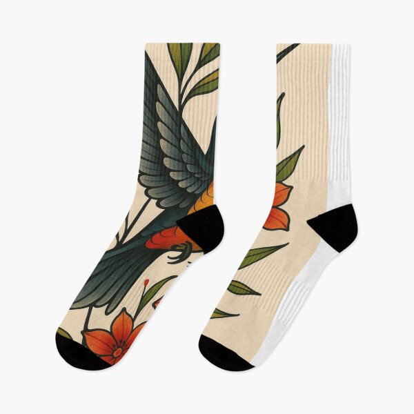 Item preview, Graceful Hummingbird with Blooming Flowers designed and sold by henrysargole23.