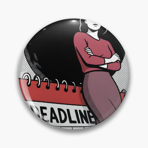 Item preview, Looming Deadline Corporate Pressure Comic Poster designed and sold by DuckOddity.