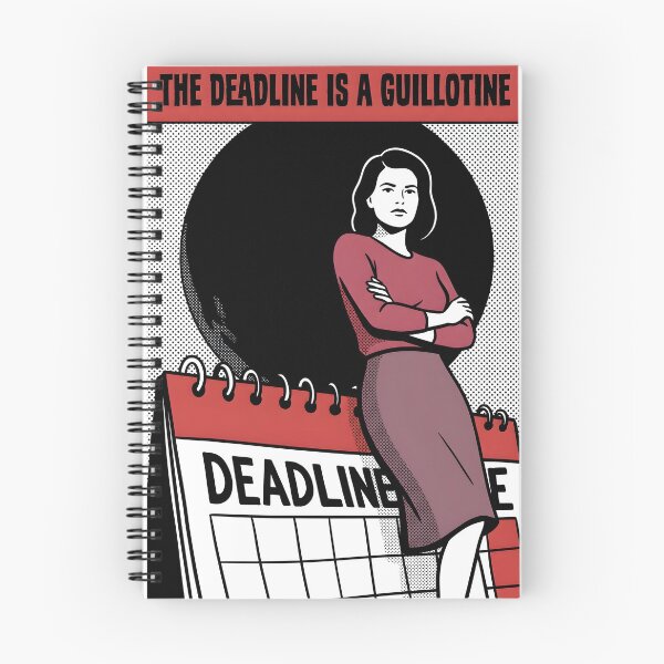 Item preview, Looming Deadline Corporate Pressure Comic Poster designed and sold by DuckOddity.