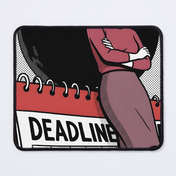 Item preview, Looming Deadline Corporate Pressure Comic Poster designed and sold by DuckOddity.