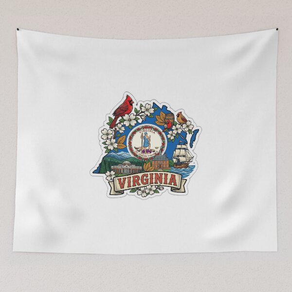 Item preview, Virginia designed and sold by FunFitsFactory.