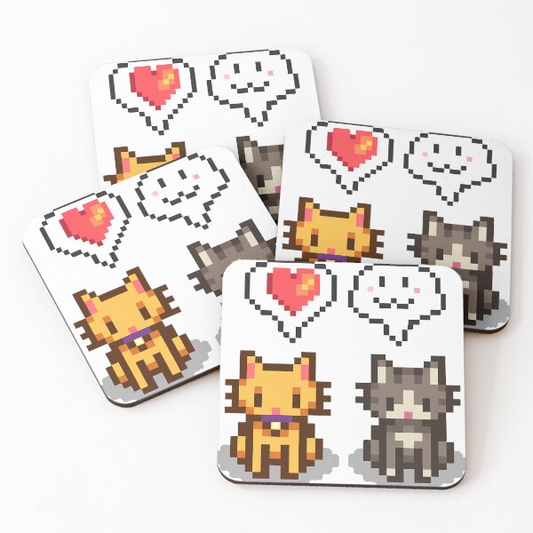 Item preview, Stardew Valley Cat Pixel Farm Game designed and sold by tesslstmoved.