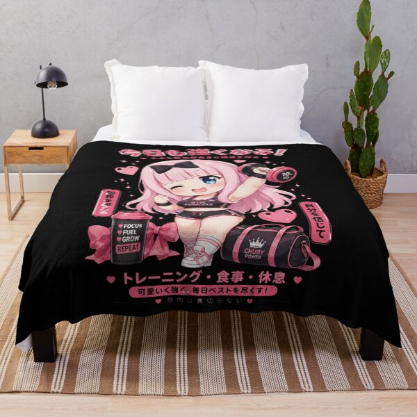 Item preview, Kawaii Anime Gym Girl Chibi Fitness Japanese Art Design designed and sold by Digistore1221.
