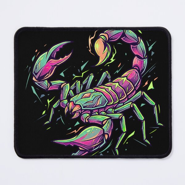 Item preview, Vibrant Neon Scorpion Scorpio Zodiac Graphic Art designed and sold by rich-moda.