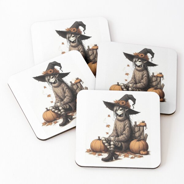 Item preview, Cute cozy elf Whitch scarecrow  designed and sold by Lykaon Art.
