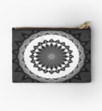 Gray Kaleidoscope Art 31 Studio Pouch