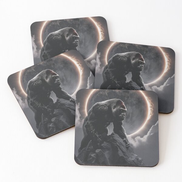 Item preview, Silverback Eclipse Cosmic Gorilla designed and sold by QuantumDrift.