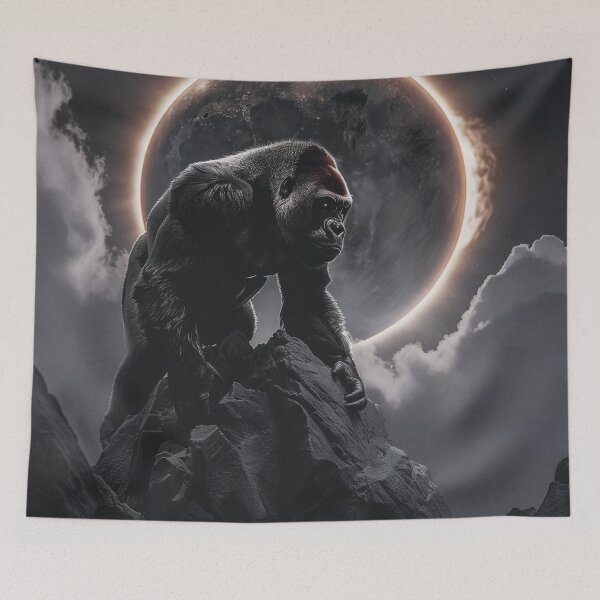 Item preview, Silverback Eclipse Cosmic Gorilla designed and sold by QuantumDrift.