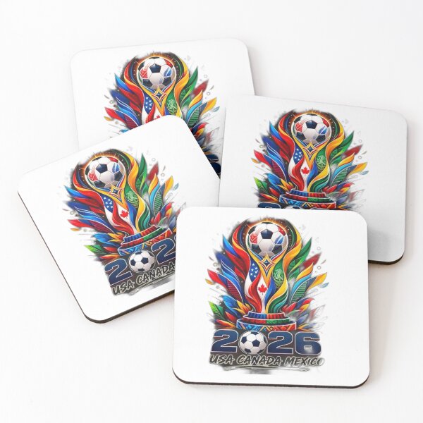 Item preview, 2026 FIFA World Cup USA Canada Mexico Trophy Sticker | Colorful Soccer Fan Design | Football Championship Decal designed and sold by  PixelPop Studio.