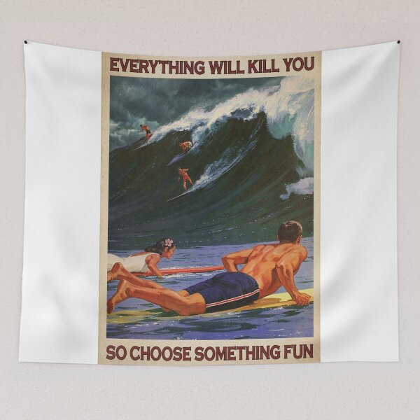 Item preview, big waves will kill you designed and sold by luisguirdy.