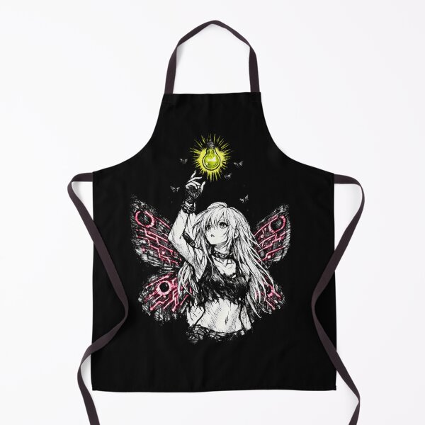Item preview, Moth to the Neon - Dark Sketch Anime Moth Girl Aesthetic designed and sold by ChrisDuyen19.