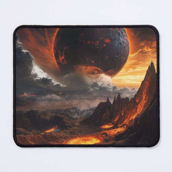 Item preview, Volcanic Planet Lightning Sky designed and sold by QuantumDrift.