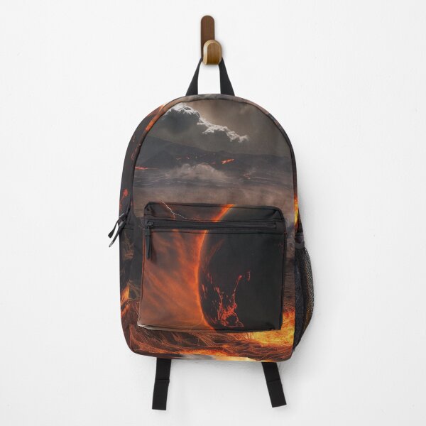 Item preview, Volcanic Planet Lightning Sky designed and sold by QuantumDrift.