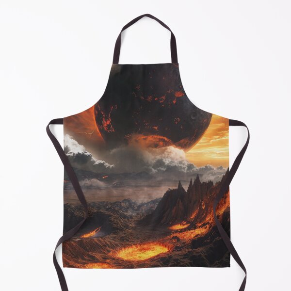 Item preview, Volcanic Planet Lightning Sky designed and sold by QuantumDrift.