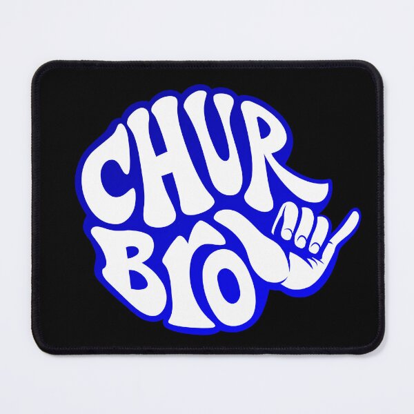 Item preview, Chur Bro | New Zealand Kiwi Slang Typography Design BLUE designed and sold by MY NEW ZEALAND.