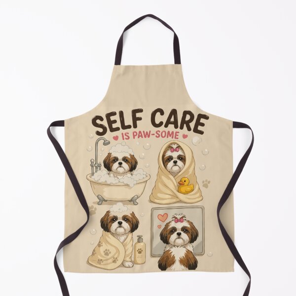 Item preview, Self Care Is Paw-some – Cute Shih Tzu Spa Day Dog Mom designed and sold by PawsAndPallette .