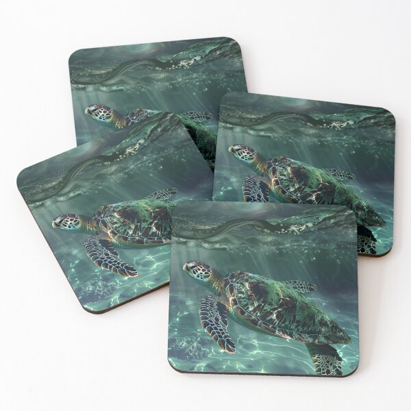 Item preview, Starlight Turtle Under Cosmic Waters designed and sold by QuantumDrift.