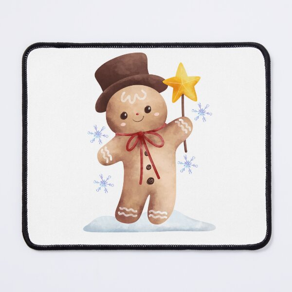 Item preview, Cute Gingerbread Man Christmas Kawaii Design designed and sold by Sela Art .