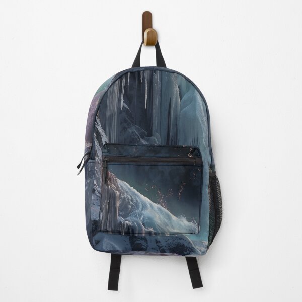 Item preview, Frozen Waterfall Under Cosmic Sky designed and sold by QuantumDrift.