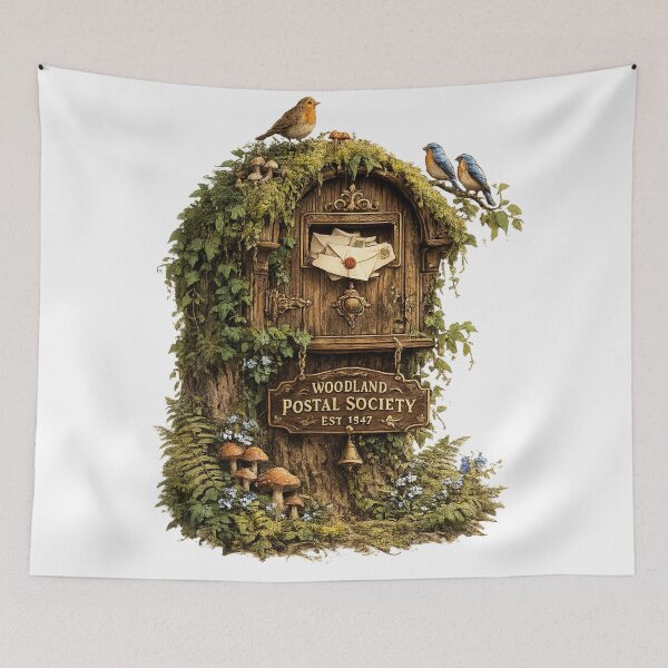 Item preview, The Moss Mailbox Woodland Postal Society designed and sold by Mosslume Studio.