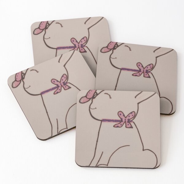 Item preview, cute bunny and butterfly designed and sold by pawfect521.