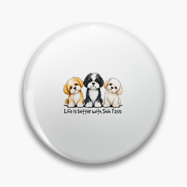 Item preview, Cute Shih Tzu Dog Life Is Better With Shih Tzus Puppy Lover Vintage designed and sold by kiralynstration.