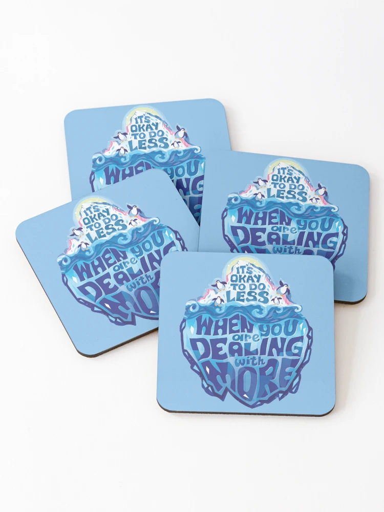 Thumbnail 1 of 5, Coasters (Set of 4), Do Less designed and sold by Risa Rodil.