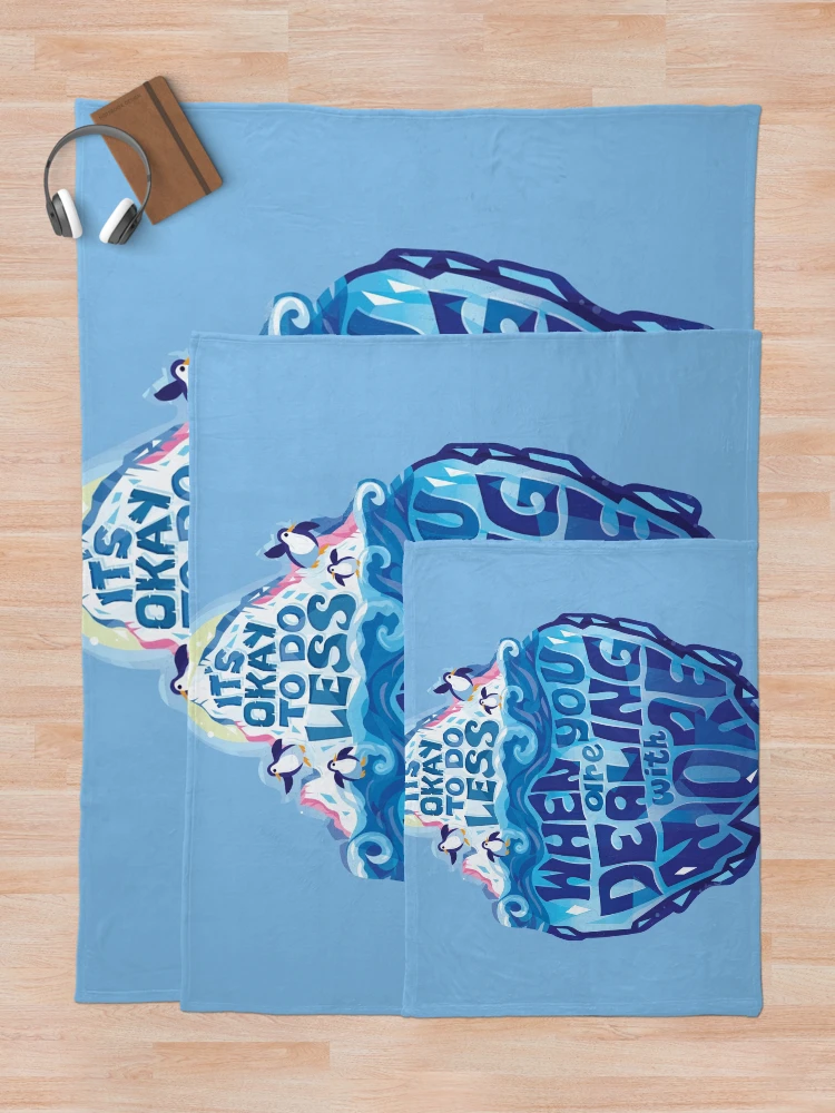 Thumbnail 5 of 6, Throw Blanket, Do Less designed and sold by Risa Rodil.
