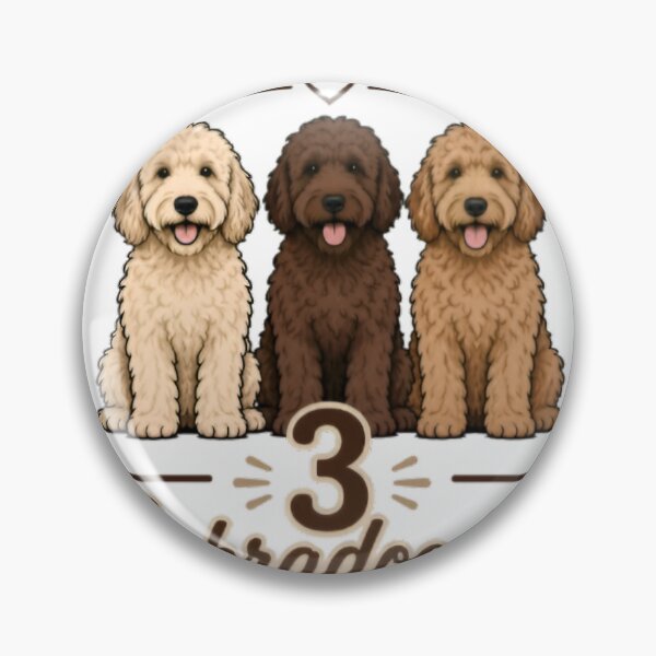 Item preview, Proud Parent of 3 Labradoodles Funny Dog Mom Gift designed and sold by KnrNazimTHREADS.