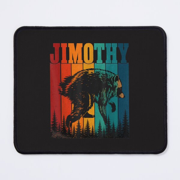 Item preview, Jimothy Funny Bear Vintage Retro Forest Wildlife Personalized Name designed and sold by kiralynstration.
