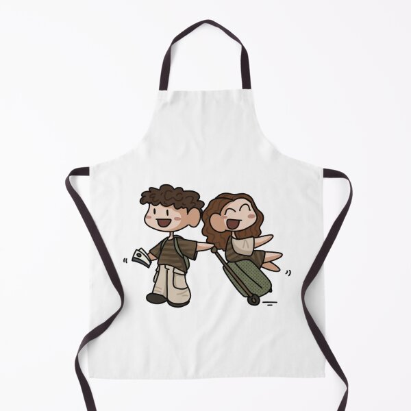 Item preview, Cute Travel Couple Adventure Kawaii Vacation Gift designed and sold by Pyxel_Kitten.