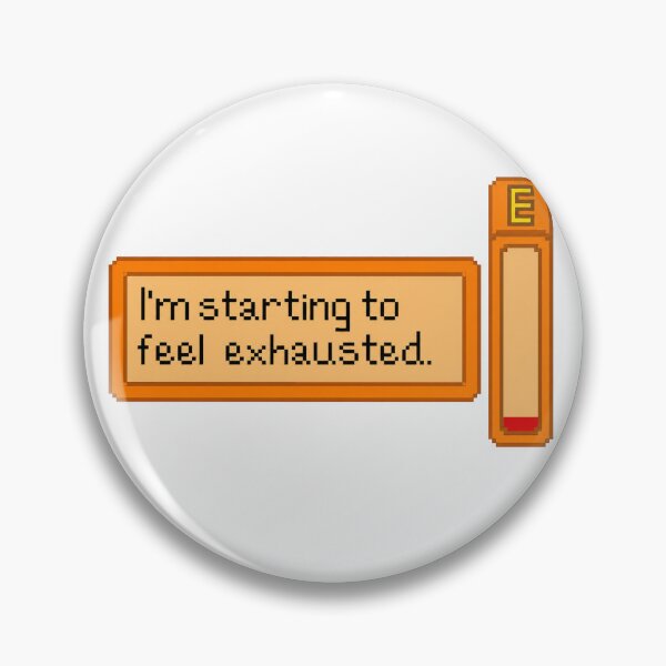 Item preview, I'm Started To Feel Exhausted Pixel Farm Game designed and sold by tesslstmoved.