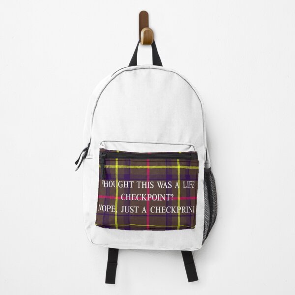 Item preview, Life Checkpoint / Check Print - Vintage Tartan Plaid Quote designed and sold by lifrary365.