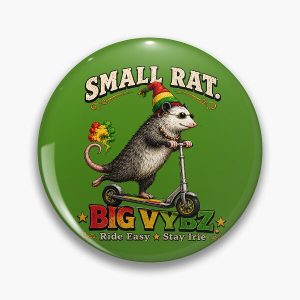 Item preview, Funny Reggae Opossum – Small Rat Big Vybz designed and sold by digitalbob60.