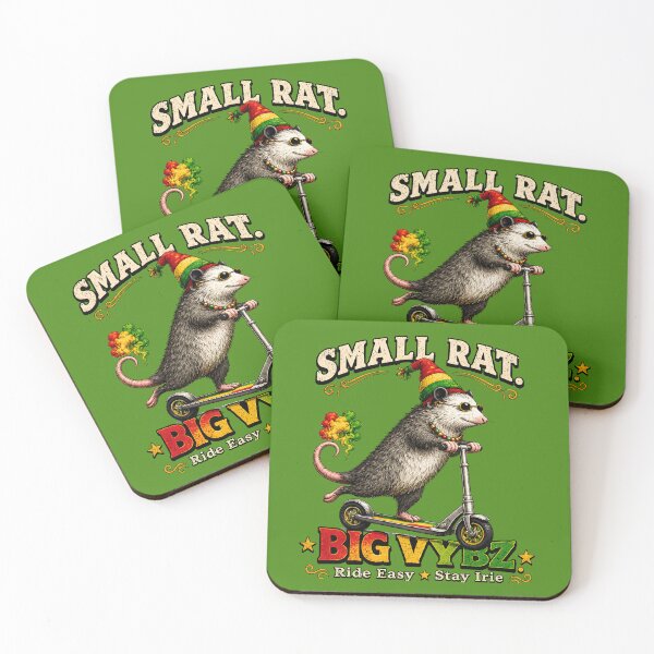 Item preview, Funny Reggae Opossum – Small Rat Big Vybz designed and sold by digitalbob60.