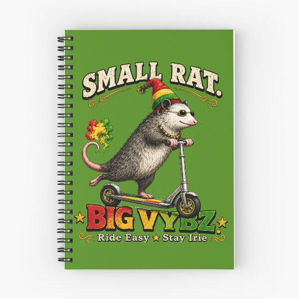 Item preview, Funny Reggae Opossum – Small Rat Big Vybz designed and sold by digitalbob60.