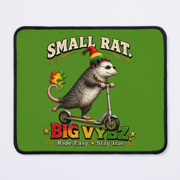 Item preview, Funny Reggae Opossum – Small Rat Big Vybz designed and sold by digitalbob60.