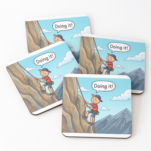 Item preview, doing it! Man montain designed and sold by Chris and Zoe's art shop.