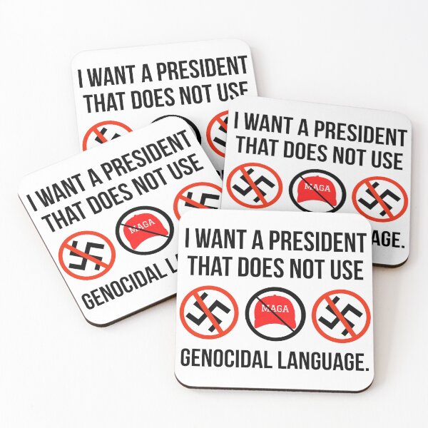Item preview, I want a president that does not use genocidal language  designed and sold by Rachel the Artist .