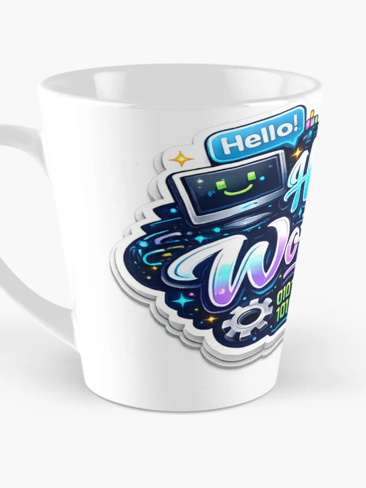Thumbnail 3 of 4, Coffee Mug, Hello World Programmer Coding Developer Tech Geek designed and sold by MR4me.