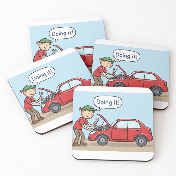Item preview, Doing it! fix car designed and sold by Chris and Zoe's art shop.