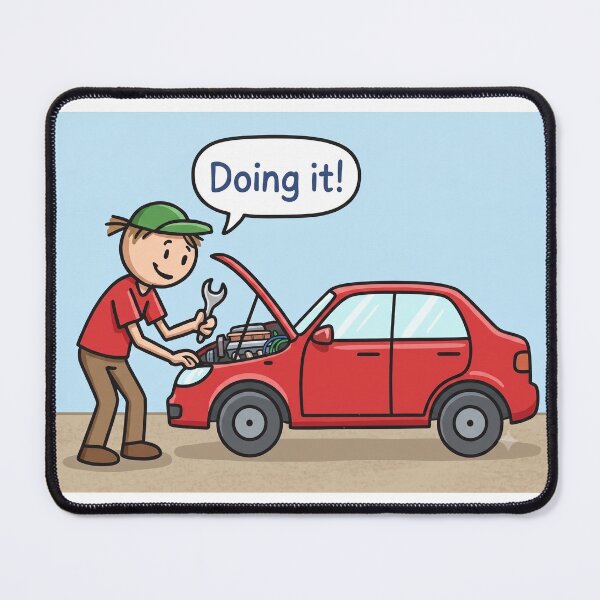 Item preview, Doing it! fix car designed and sold by Chris and Zoe's art shop.