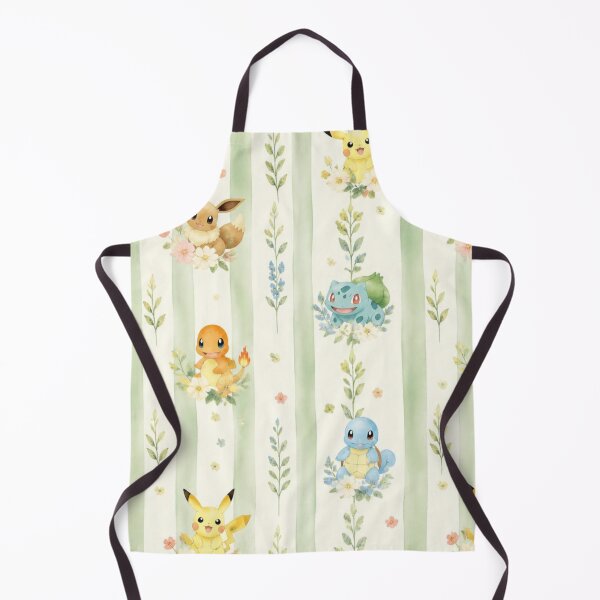 Item preview, Cute Magical Pokémon Floral Striped Pattern designed and sold by KomorebiFlora.